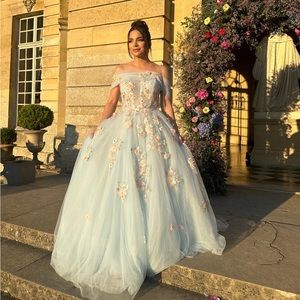 Andrea & Leo Blue gown